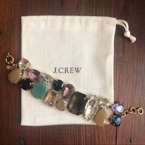 J. Crew Multicolor Gemstone Bracelet